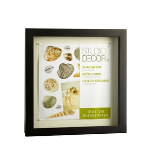 12x12 Black Front Opening Shadow Box Frame by Studio Decor product image