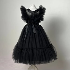 Elegant Wednesday Addams Dress for Cosplay and Parties product image