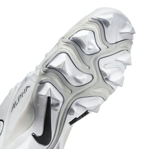 Boys' Nike Alpha Menace 3 Shark Molded Football Cleats - White/Black product image