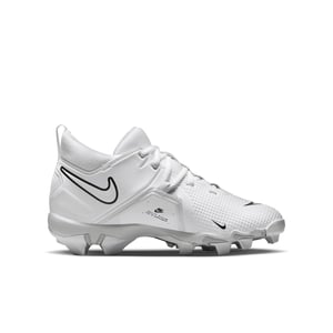 Boys' Nike Alpha Menace 3 Shark Molded Football Cleats - White/Black product image