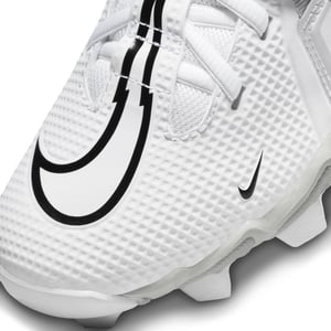 Boys' Nike Alpha Menace 3 Shark Molded Football Cleats - White/Black product image