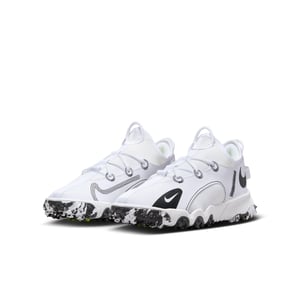 White Nike Football Cleats for Boys: Durable, Breathable, and Comfortable product image