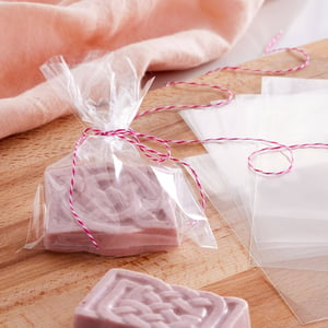 40-Pack Clear Cellophane Gift Bags (4" x 6") for Soaps and Small Gifts product image