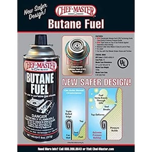 Butane Fuel Refill Canister for Torches and Portable Ranges product image