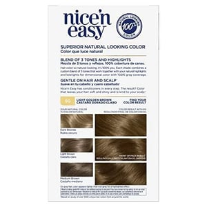 Clairol Nice'n Easy Honey Brown Permanent Hair Dye product image
