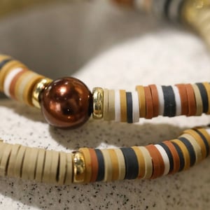Colorful Bohemian Stack Clay Bead Bracelet Set product image