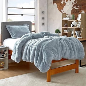 Oversized King Comforter - Frosted Arctic Ice Plush product image