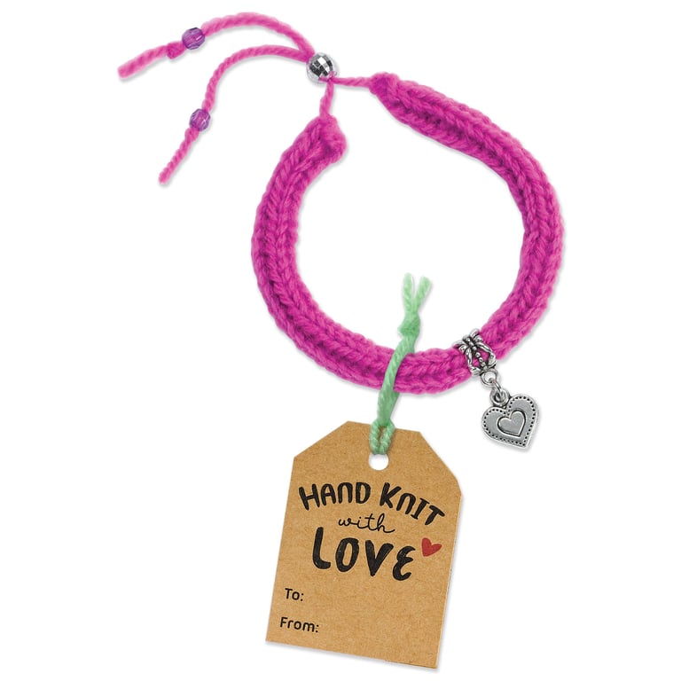 Quick Knit Charm Bracelet Making Kit for Kids product image