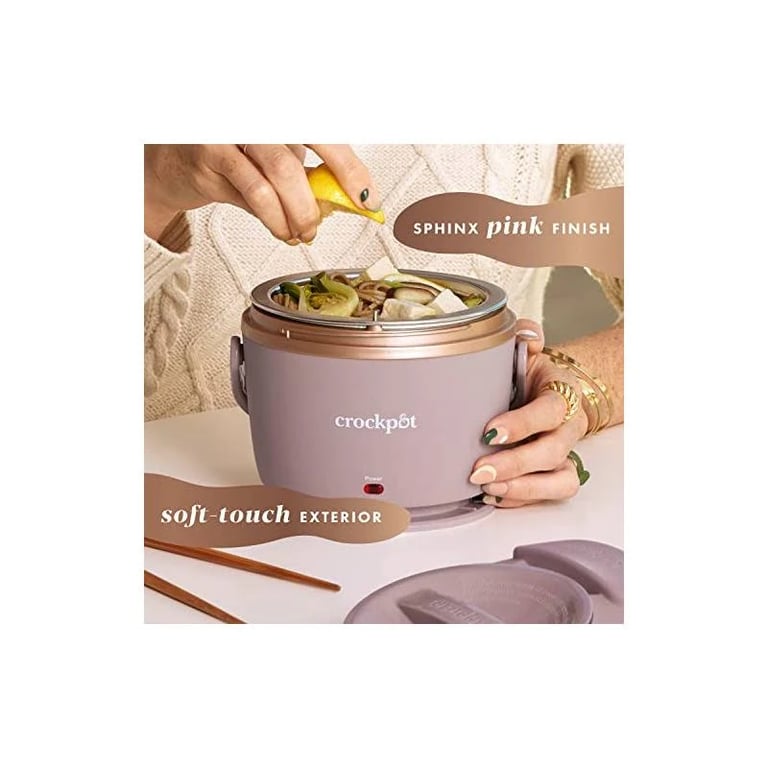 Crockpot Electric Lunch Box, Portable Food Warmer for Travel, Car,  On-the-Go, 20