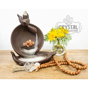 Crystal Display Backflow Incense Burner with Waterfall Effect product image