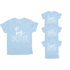 Stylish Big Brother T-Shirt with Coordinating Little Brother Options product image