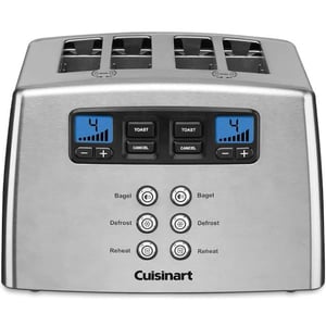 Touch Screen 4-Slice Toaster with Digital Readout and Leverless Design product image