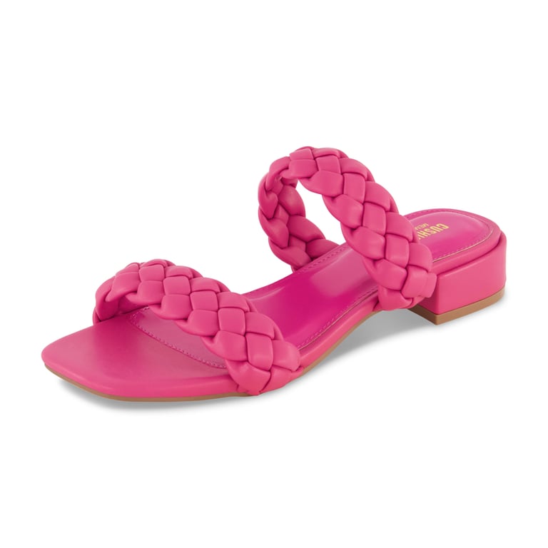 Stylish Braided Block Heel Sandals with Memory Foam product image