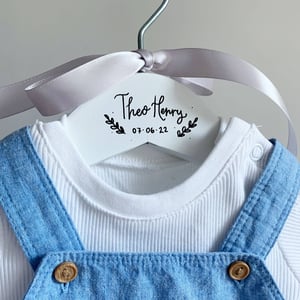 Personalized Baby Clothes Hanger: A Beautiful Keepsake Gift product image