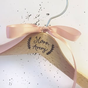 Personalized Baby Clothes Hanger: A Beautiful Keepsake Gift product image
