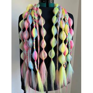 Personalized Pigtail Braids for Festivals and Raves product image