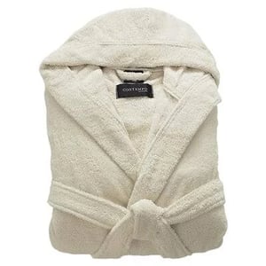 100% Turkish Cotton Terry Cloth Bathrobe with Hood and Pockets product image