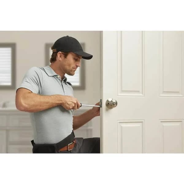Satin Nickel Bedroom Door Locks (6-Piece) product image