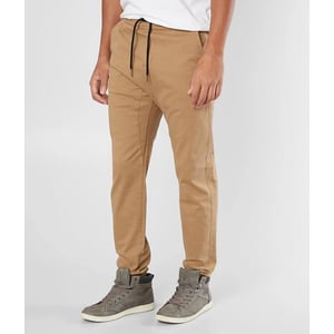 Stylish Khaki Twill Jogger Pants for Men product image