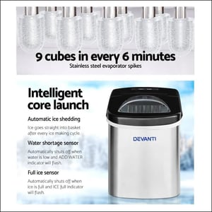 Compact Portable Ice Maker Machine with LED Display product image