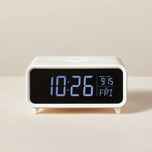 Digital Alarm Clock with Wireless Charging and Attractive Design product image