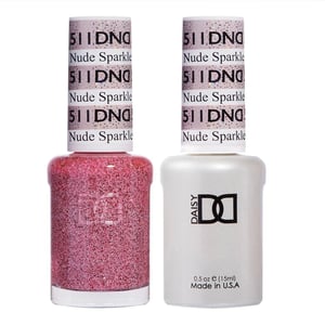 10-Minute Removal Gel Nail Polish Duo in Pink and Nude Sparkle product image