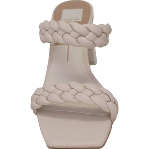 Stylish Ivory Braided Block Heel Sandals product image