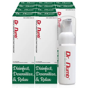 Dr. Numb 4% Foam Soap for Tattoo Numbing and Pain Relief product image