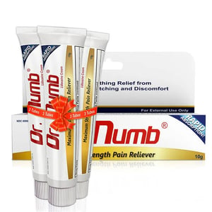 Maximum Strength Numbing Cream for Tattoos and Pain Relief - 10g, 2 Tubes product image