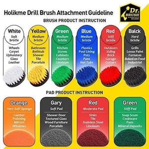 20-Piece Drill Brush Attachment Set for Scrubbing and Cleaning product image