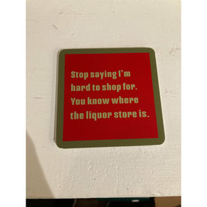 Funny Drink Coasters with Car Pun Design product image
