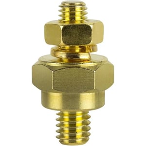 Gold Plated Side Battery Terminal for GM Vehicles - 5/16 Inch Threads product image
