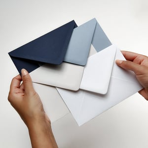 Dusty Blue 5x7 Envelopes for Wedding Invitations and Cards product image