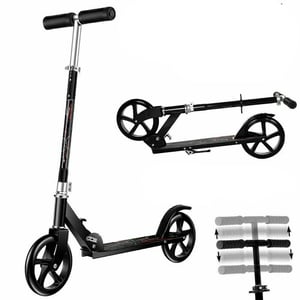 Adult Folding Kick Scooter with 3-Height Adjustable Handlebar product image