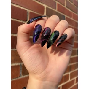 Eclipse Cat Eye Press-On Nails - Color Shifting, Glossy Finish product image