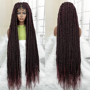 40inch Full Lace Knotless Box Braids Wig for Women product image