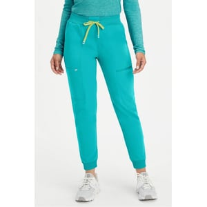 Electric Teal Women's On-Call Scrub Jogger Pants product image