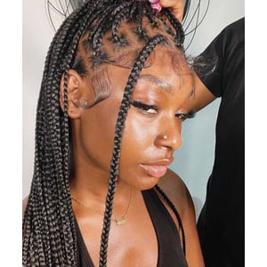 36-inch Small Knotless Braids Wig for Natural-Looking Hairstyles product image