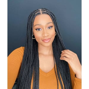 Natural-looking Knotless Braided Wig with Comfortable Fit product image