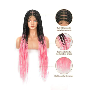 36-inch Knotless Box Braids Wig for Comfort and Style product image