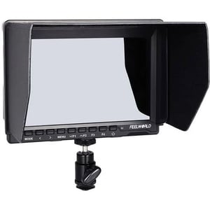 FeelWorld FW759 7" IPS HDMI On-Camera Monitor with Sunshade, Black product image