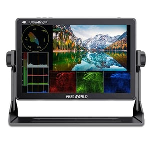 Feelworld LUT11S 10.1" Touchscreen Camera Monitor with 2000nit Brightness and 3G-SDI/4K HDMI Input & Output product image