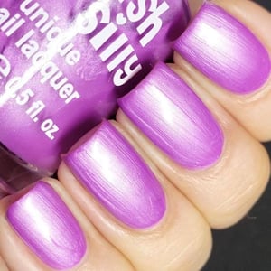 Vibrant Light Purple Satin Nail Polish product image
