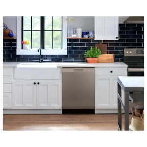 Front Control Dishwasher with Steam and Sanitize Cycle - Slate product image