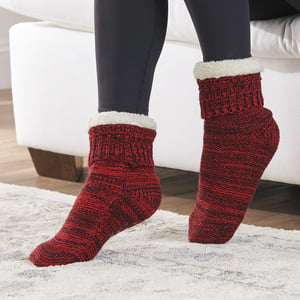 Cozy Fleece-Lined Irish Slipper Socks for Men product image