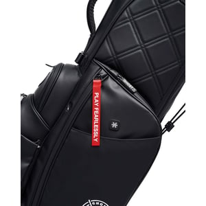 Lightweight, High-Quality Leather Golf Stand Bag with Velvet Wrapped Dividers and Magnetic Pocket product image