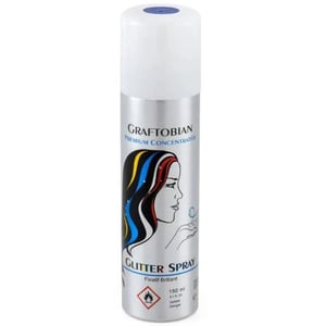 Vibrant Blue Glitter Hair Spray for Long-Lasting Effects product image
