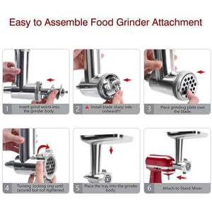 KitchenAid Stand Mixer Food Grinder Attachment for Meat, Cheese, and More product image