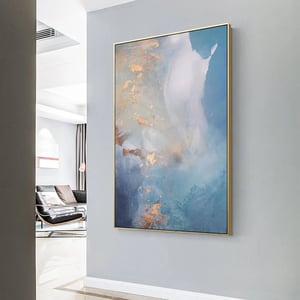 Elegant Metal Floating Frame for 12x12 Canvas Artwork product image