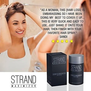 Instantly Conceal Thinning Hair with Hair Building Fibers for Men and Women - Dark Brown Hair product image